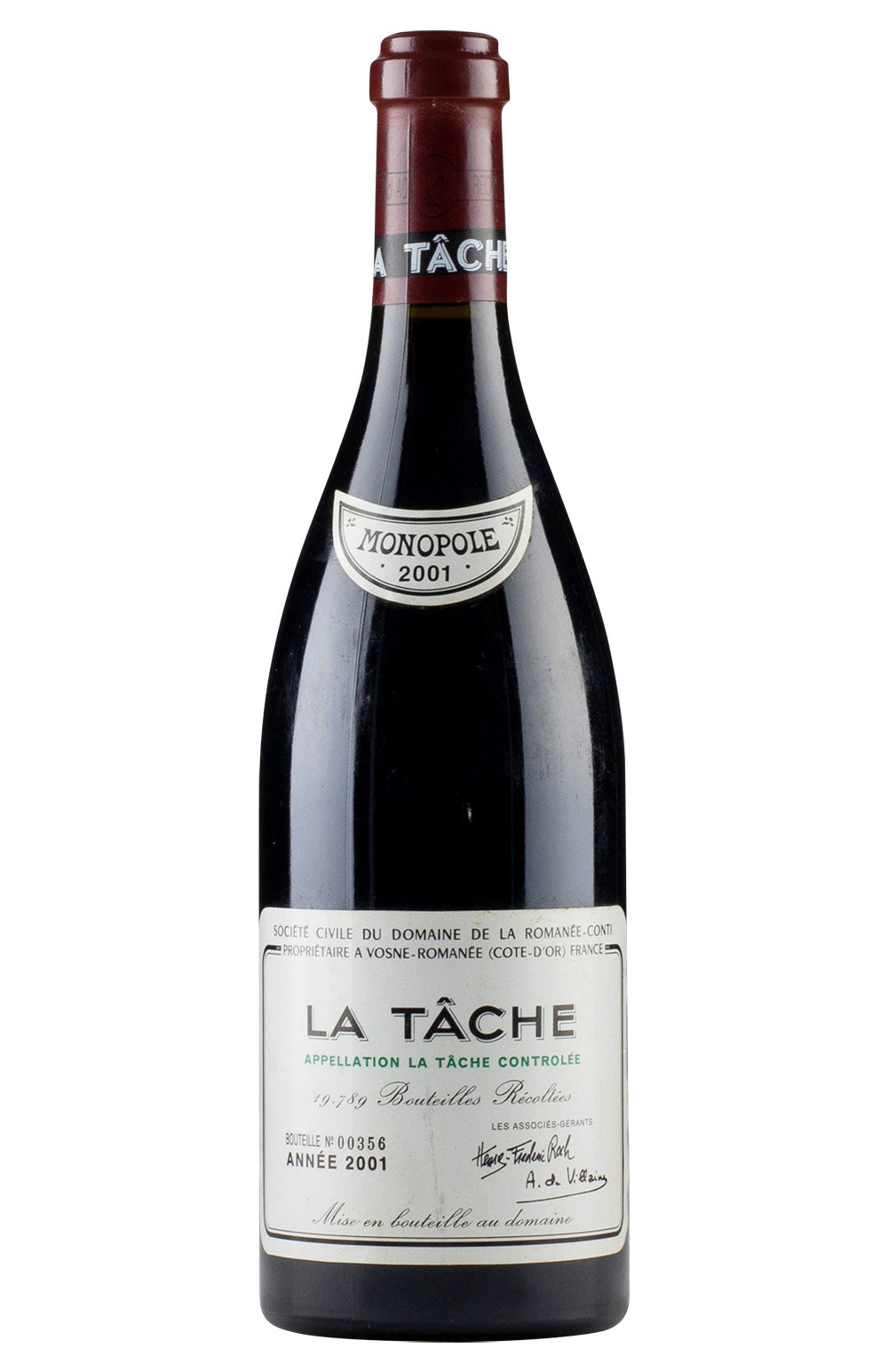 La Tache DRC 2001