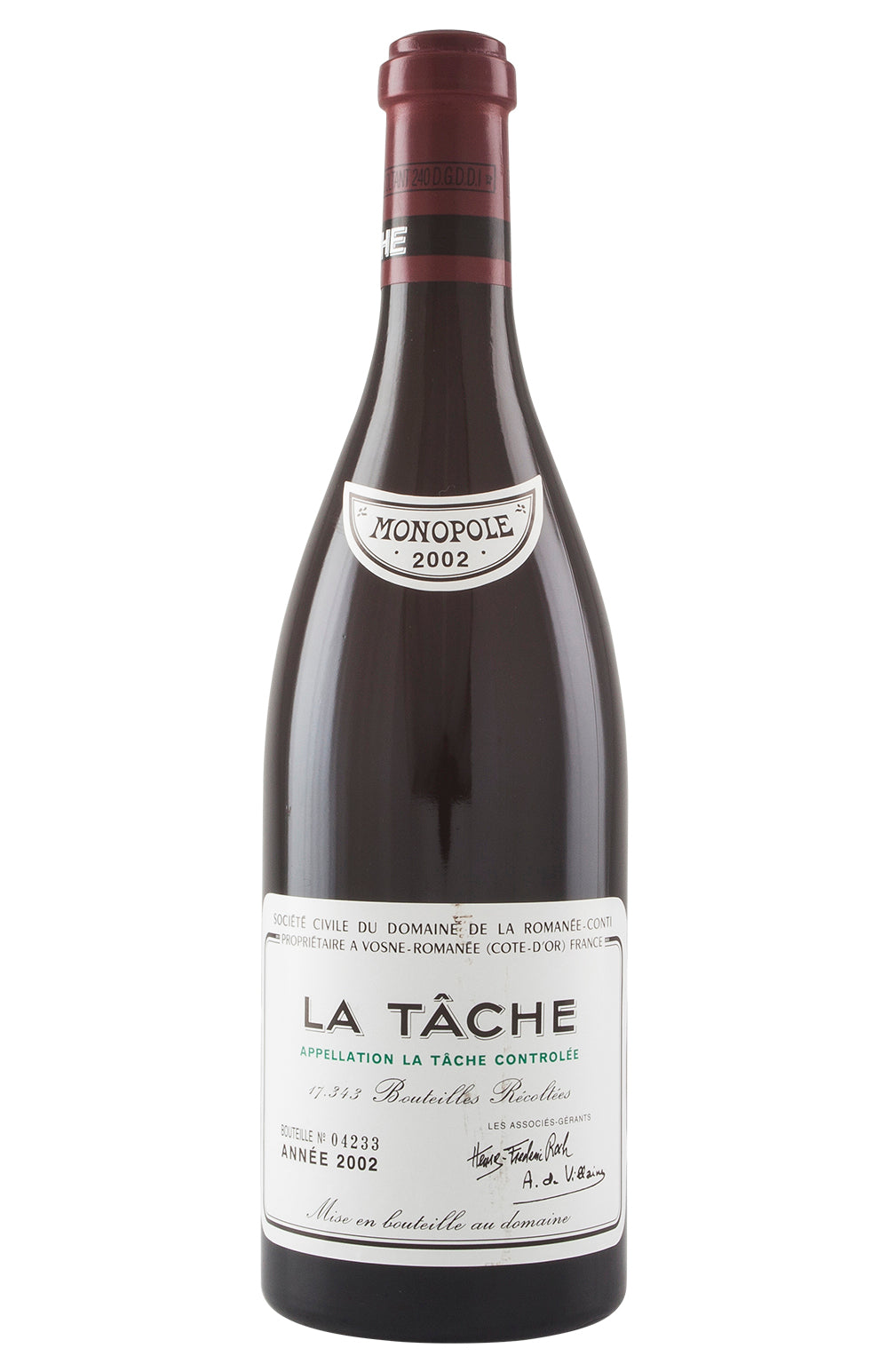 La Tache DRC 2002