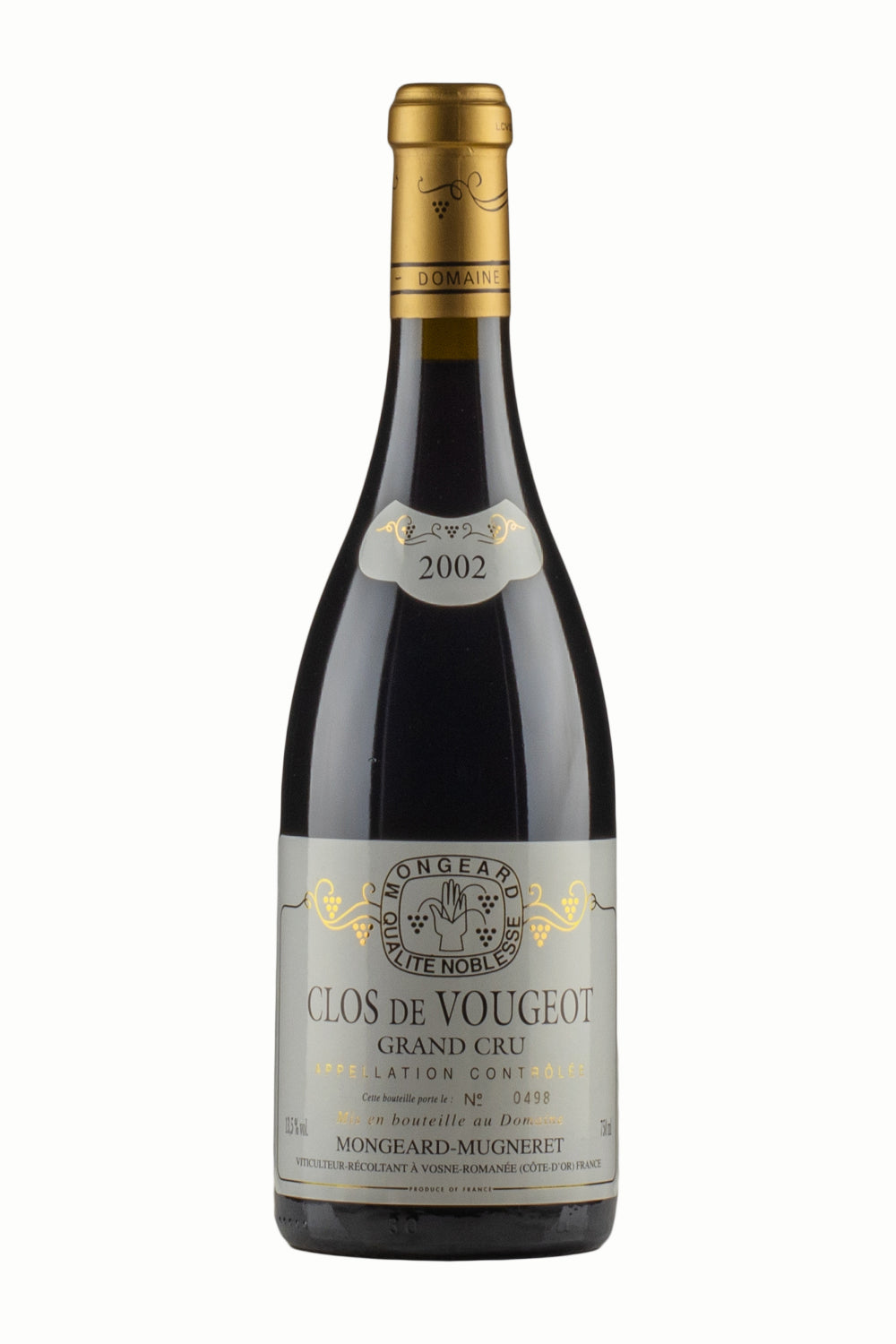 Clos de Vougeot Mongeard Mugneret 2002