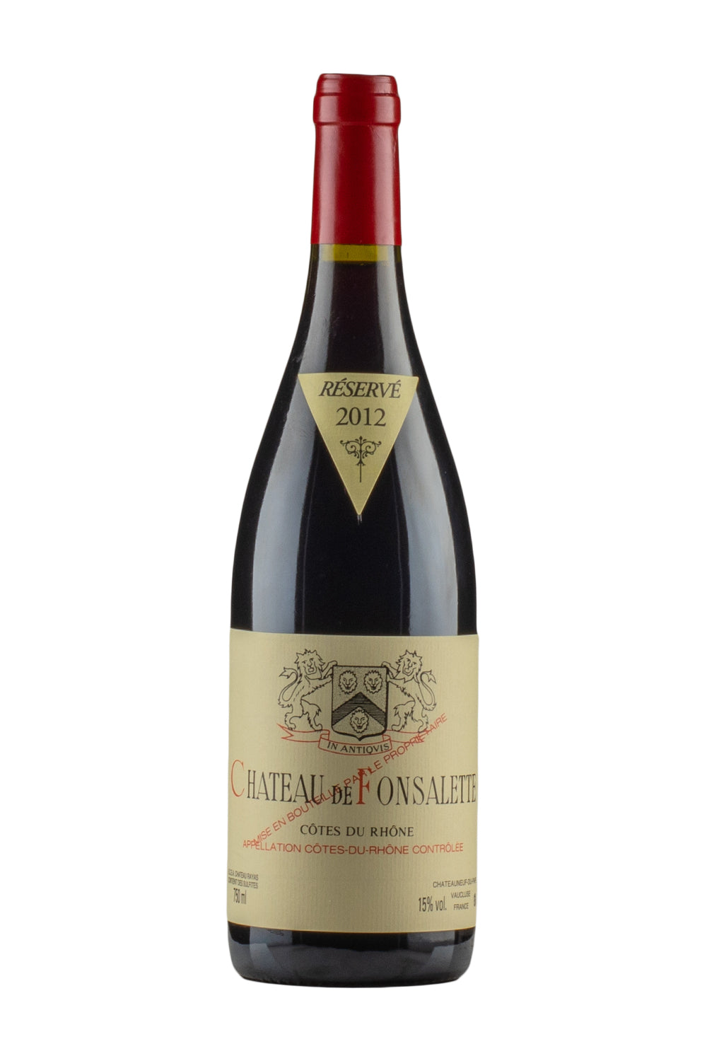 Cotes du Rhone Chateau de Fonsalette 2012