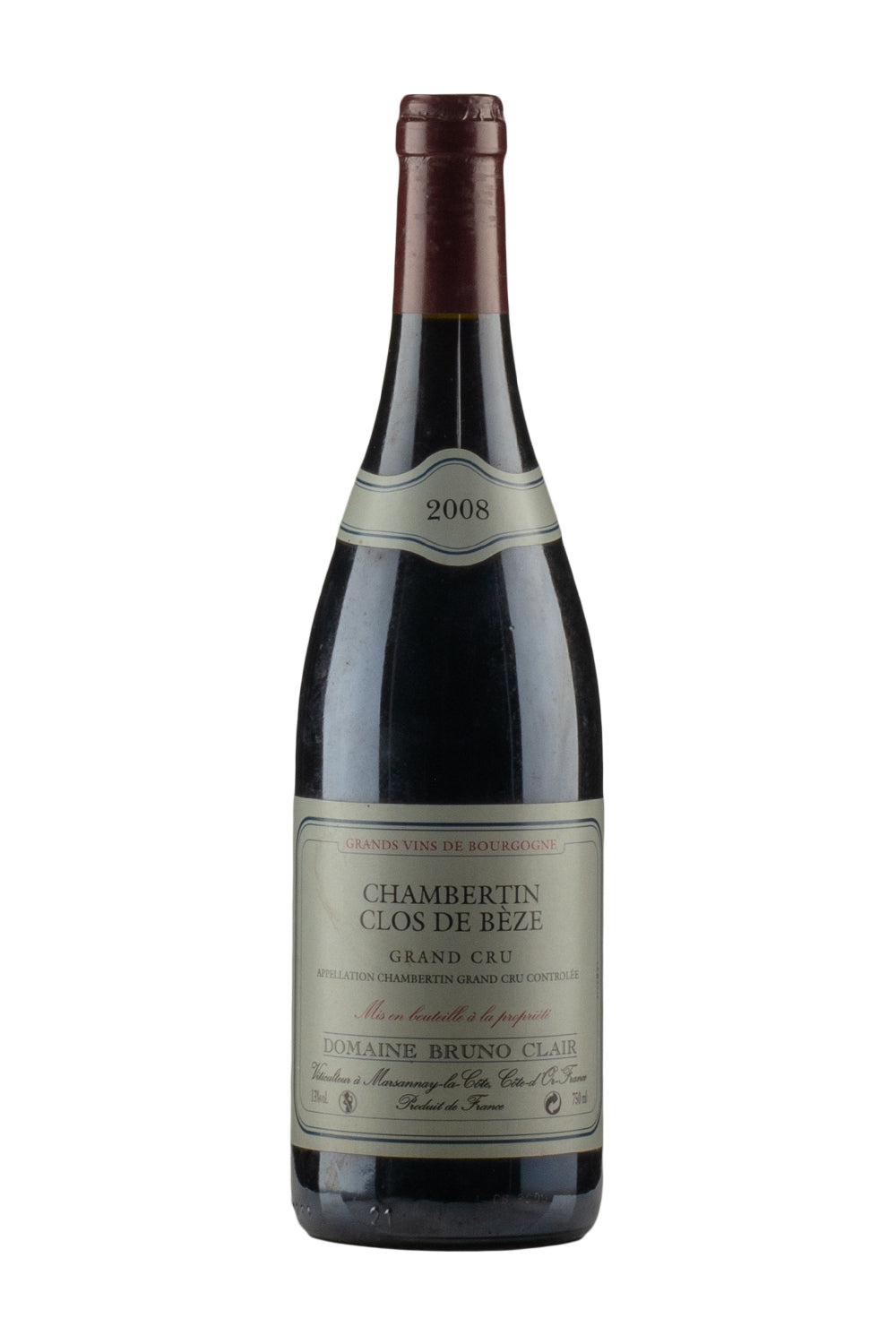 Chambertin Clos de Beze Bruno Clair 2008