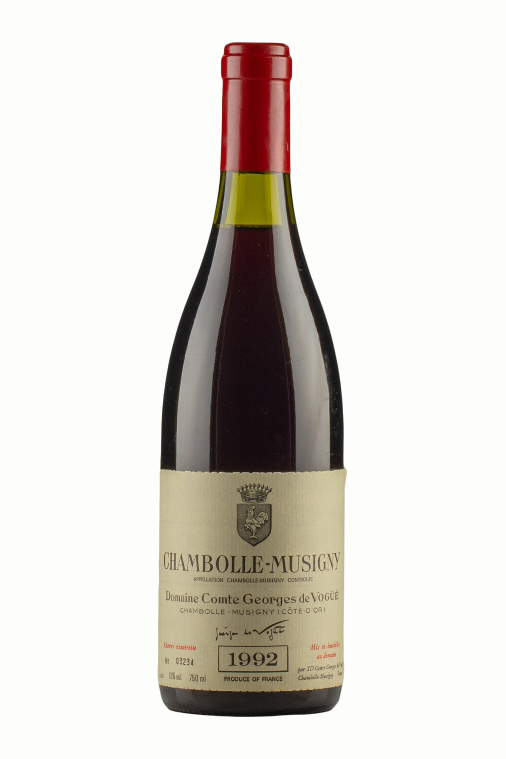 Chambolle Musigny de Vogue 1992