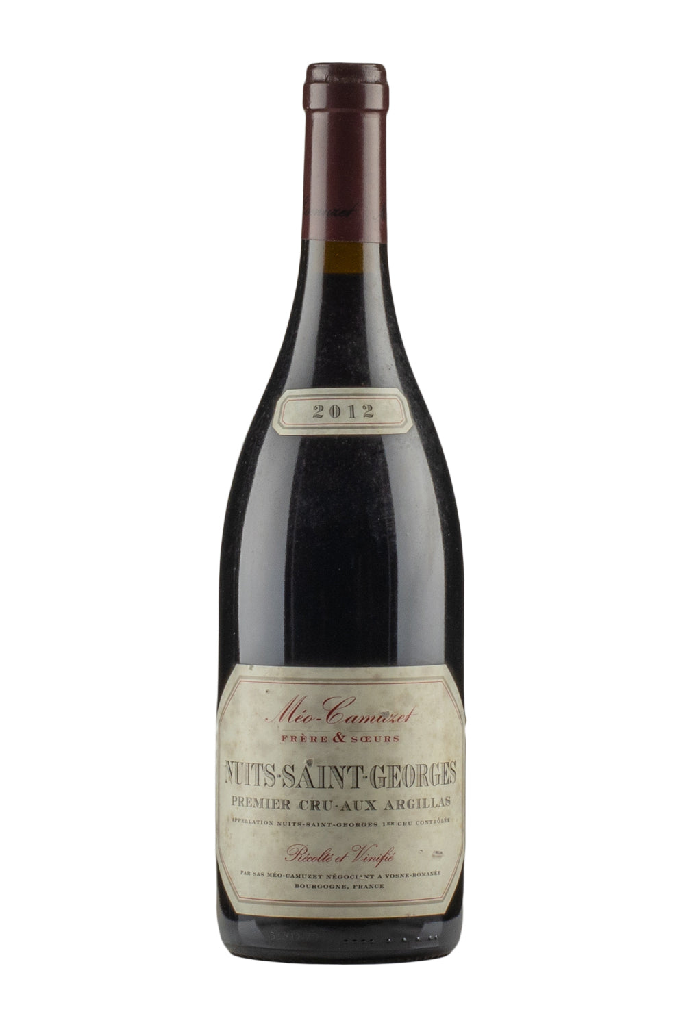 Nuits St Georges Aux Argillas Meo Camuzet Frere & Soeurs 2012