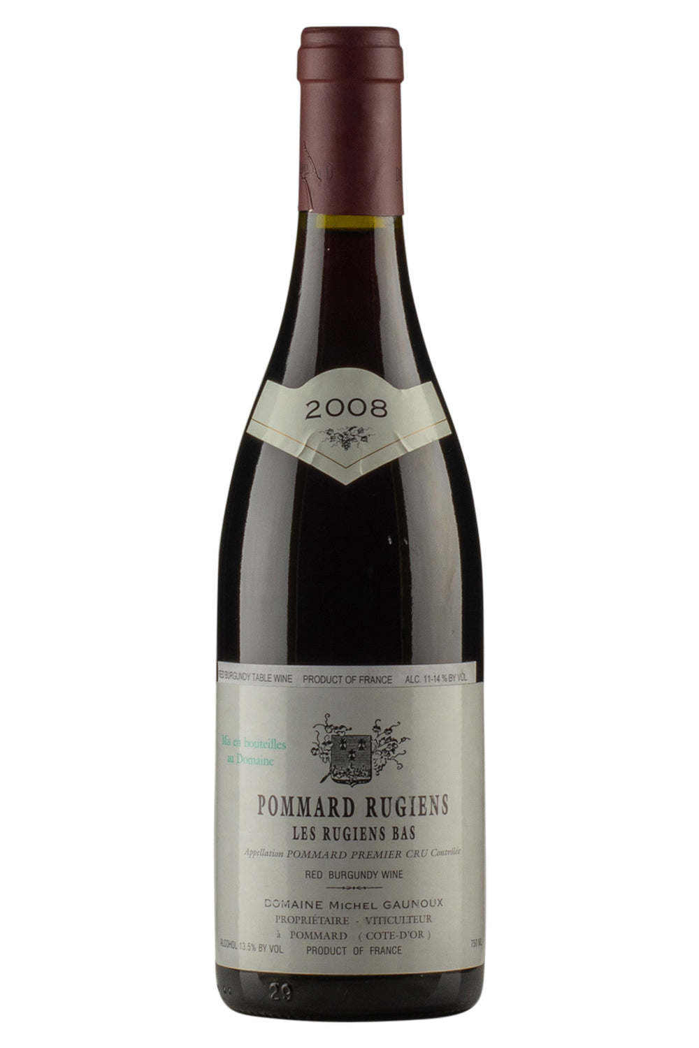Pommard Les Rugiens Bas Michel Gaunoux 2008