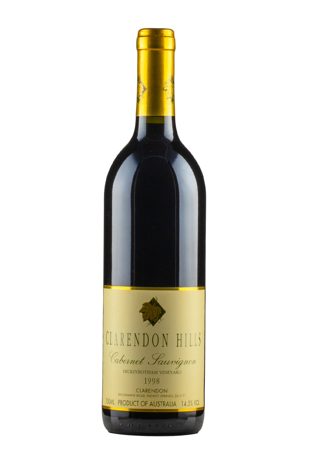 Clarendon Hills Hickinbotham Cabernet Sauvignon 1998