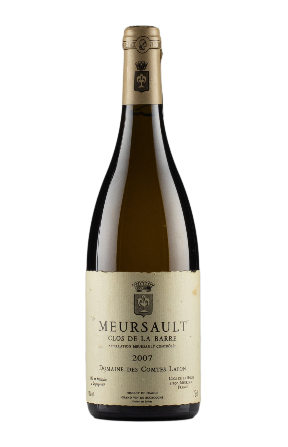 Meursault Clos de la Barre Comtes Lafon 2007