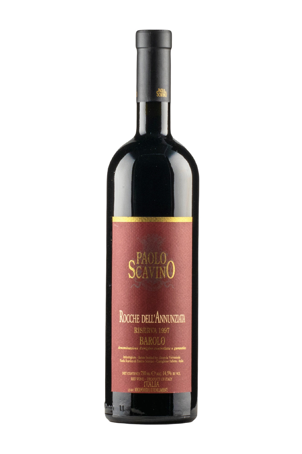 Barolo Rocche dell`Annunziata Riserva Paolo Scavino 1997