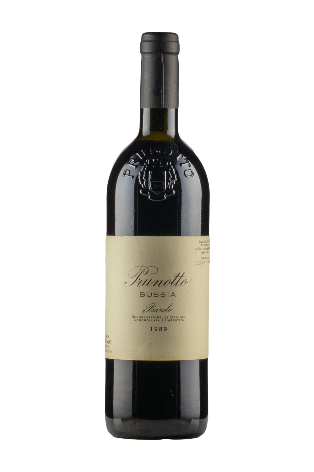 Barolo Bussia Prunotto 1989