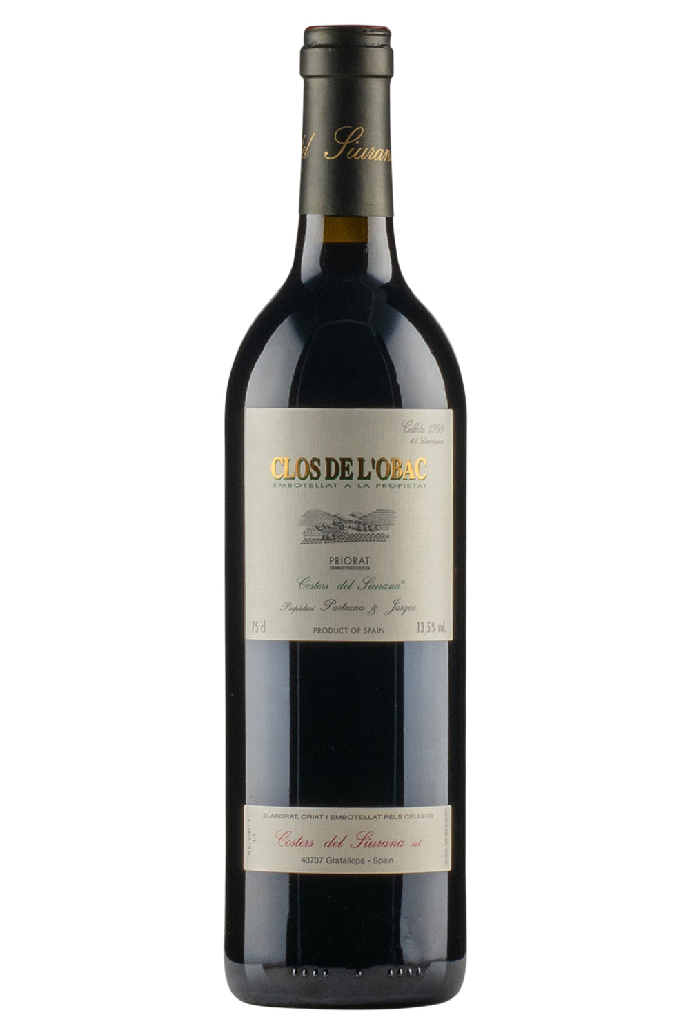 Priorat Clos de L`Obac Costers del Siurana 1999