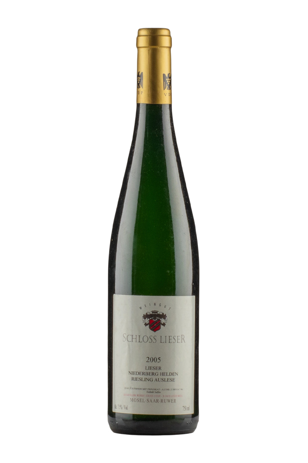 Schloss Lieser Niederberg Helden Riesling Auslese Goldkapsel 2005