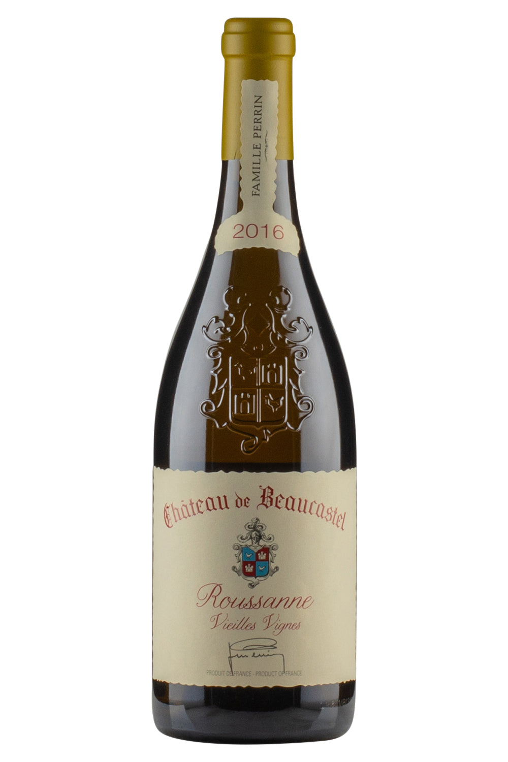 Chateauneuf du Pape Blanc Roussanne Vieilles Vignes Beaucastel 2016