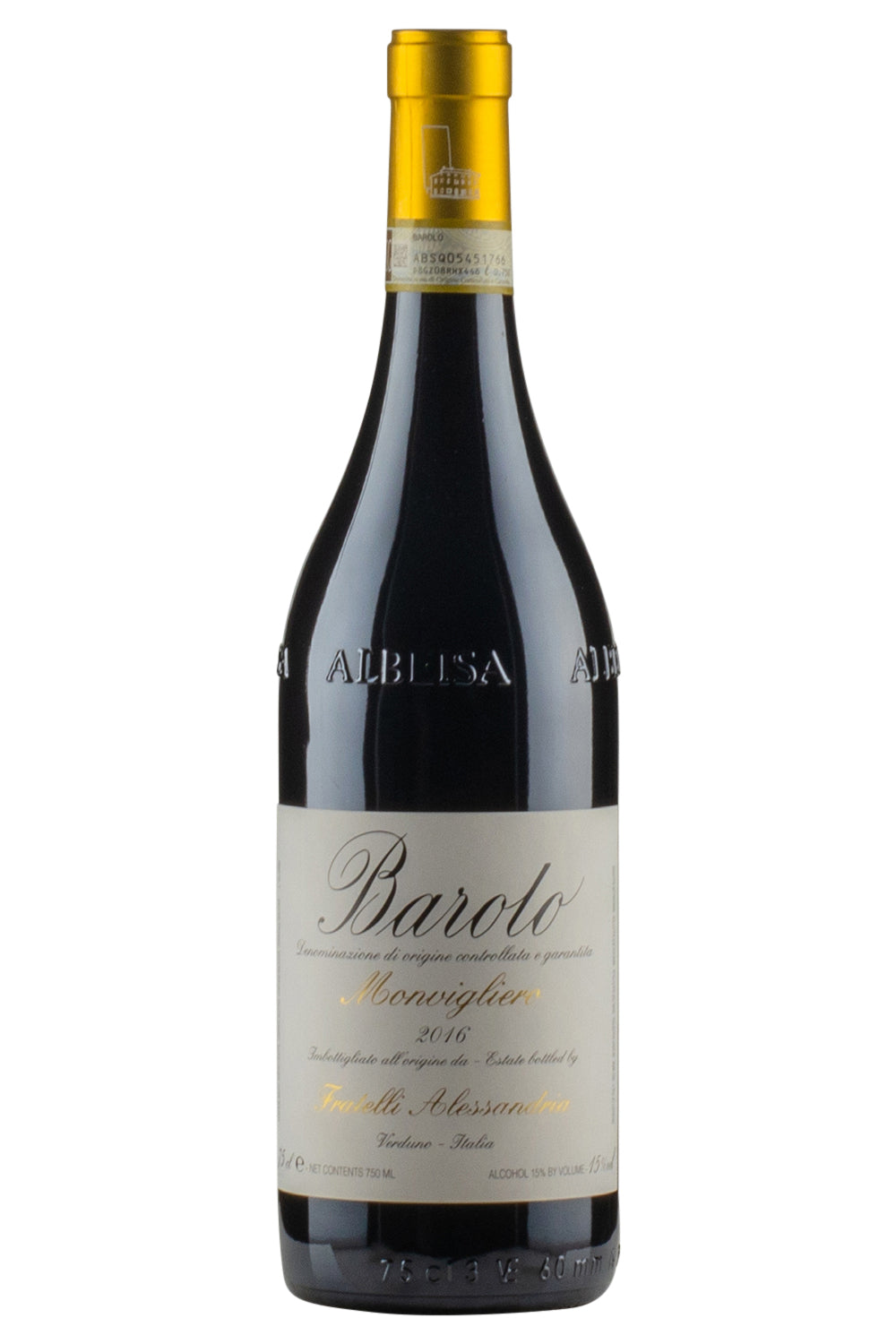 Barolo Monvigliero Fratelli Alessandria 2016