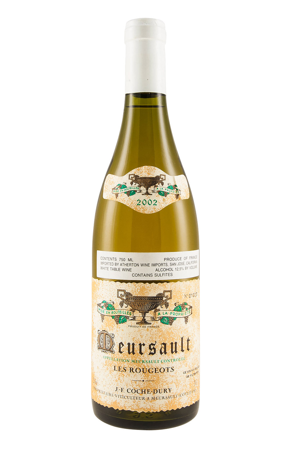 Meursault Les Rougeots Coche Dury 2002