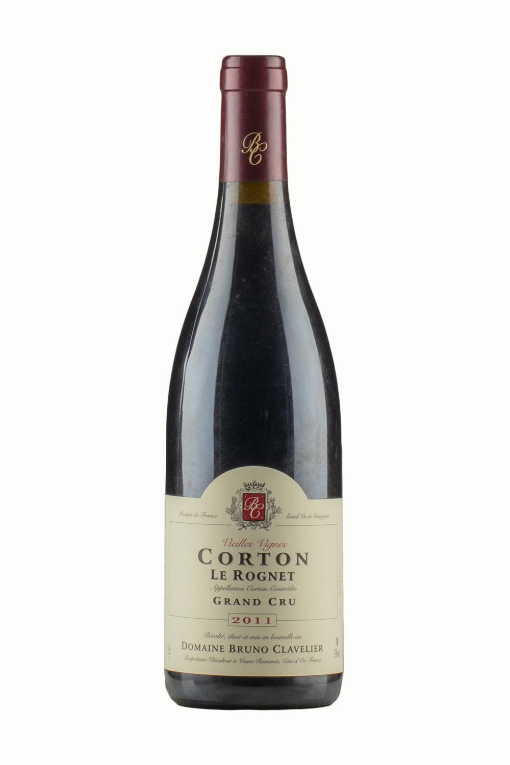 Corton Le Rognet Bruno Clavelier 2011