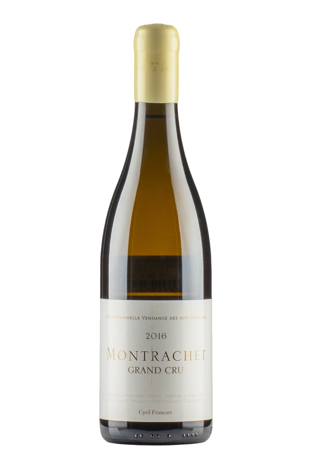 Montrachet  L`Exceptionnelle Vendange des Sept Domaines 2016
