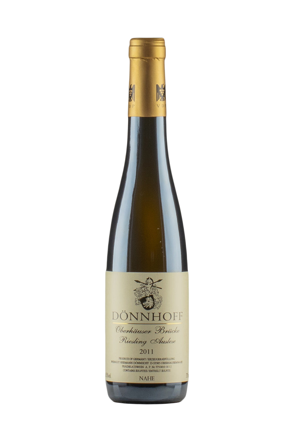 Donnhoff Oberhauser Brucke Riesling Auslese Gold Capsule Half 2011