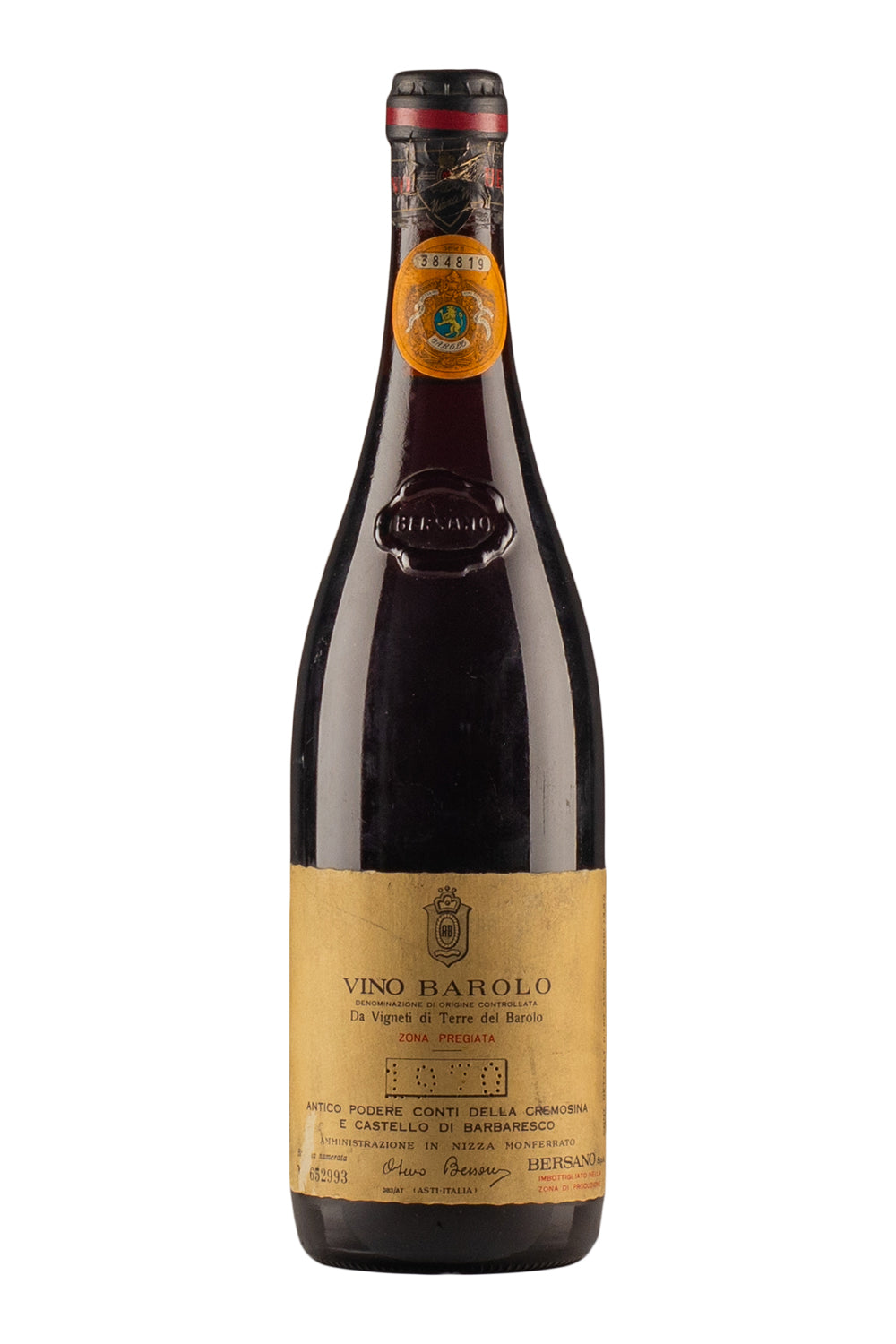 Barolo Bersano 1970