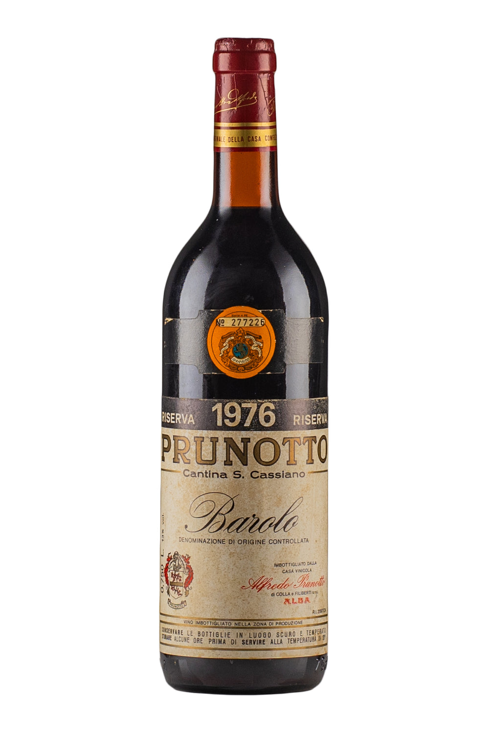 Barolo Riserva Prunotto 1976