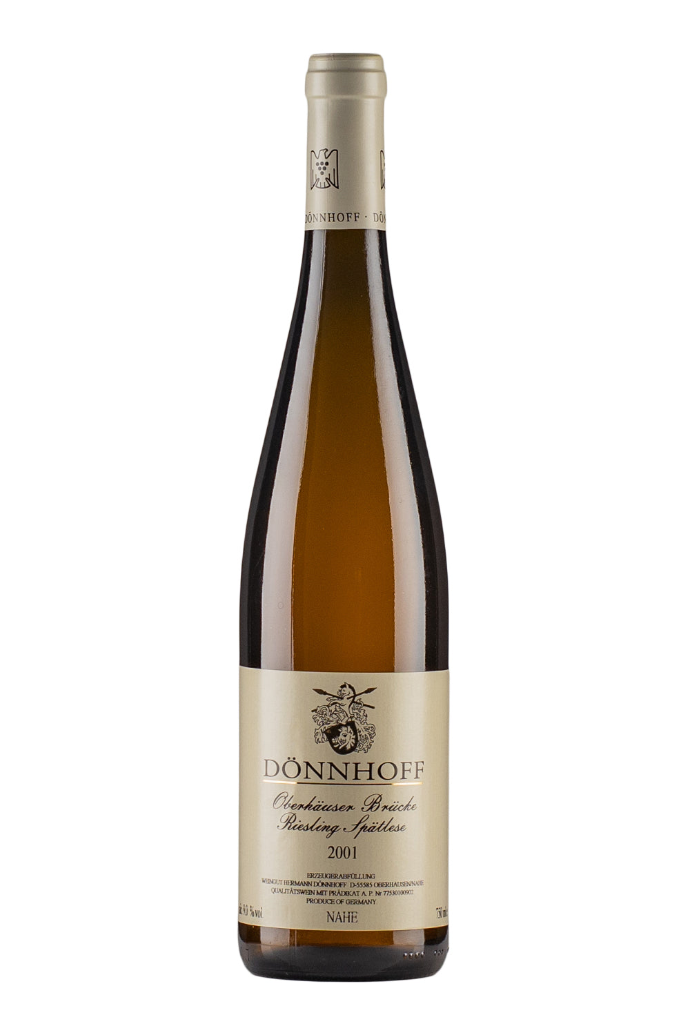 Donnhoff Oberhauser Brucke Riesling Spatlese 2001