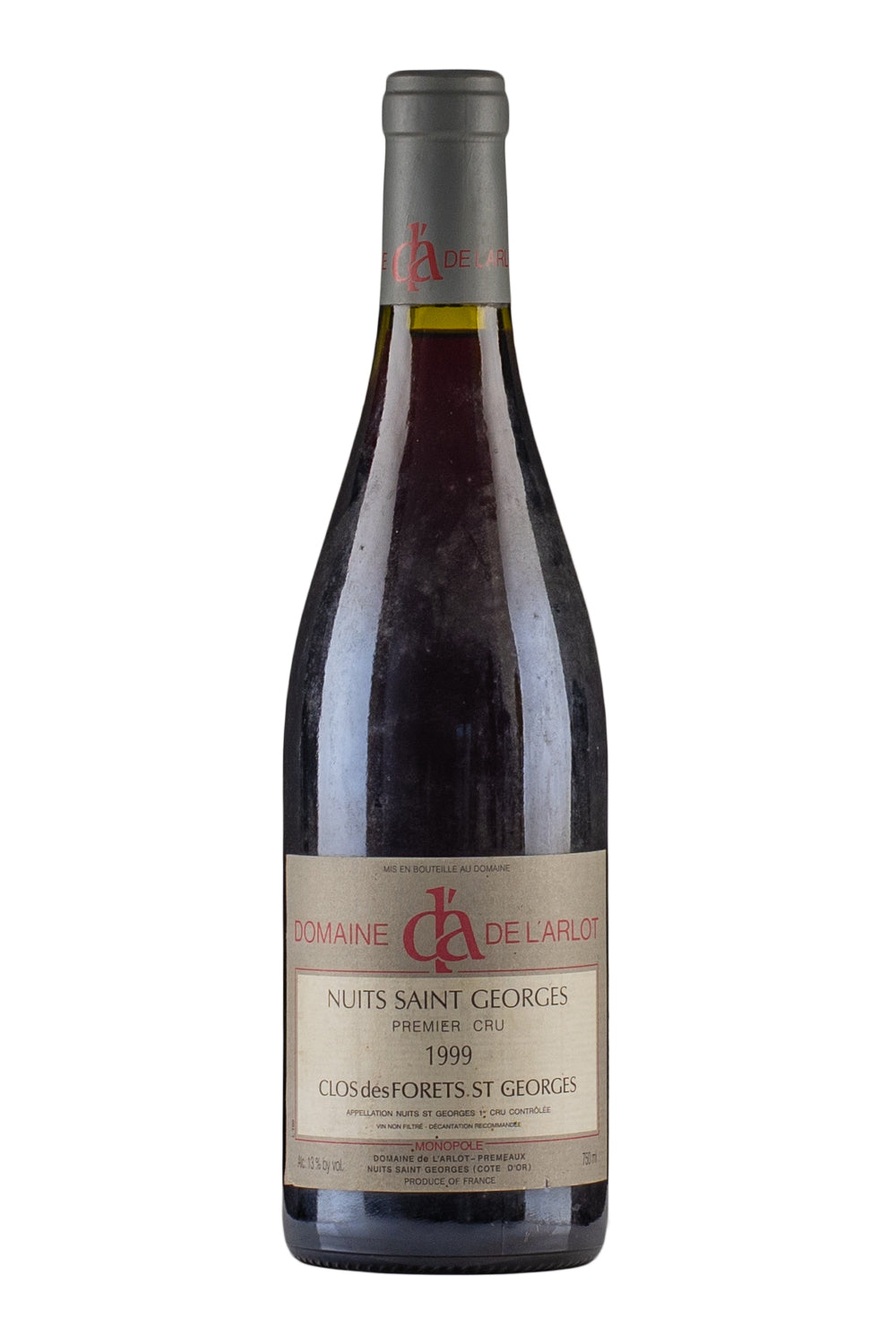 Nuits St Georges Clos des Forets St Georges Arlot 1999