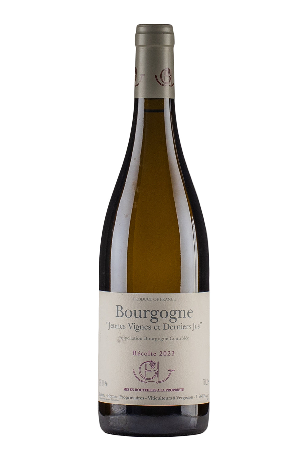 Bourgone Blanc Jeunes Vignes et Derniers Jus Guffens-Heynen 2023