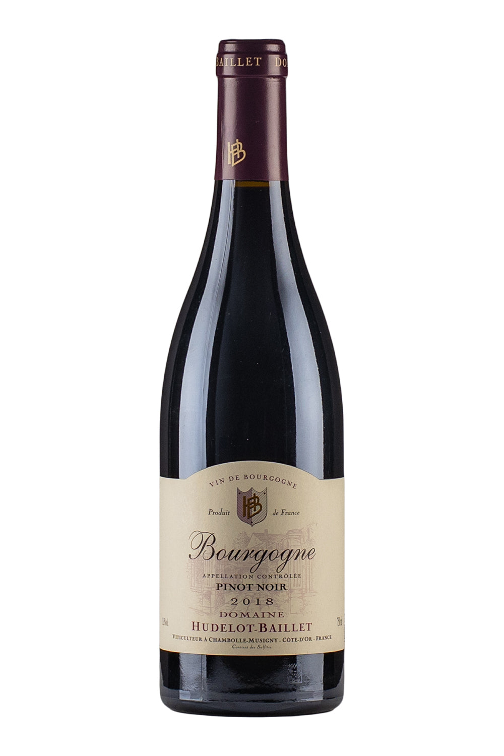 Bourgogne Pinot Noir Hudelot Baillet 2018