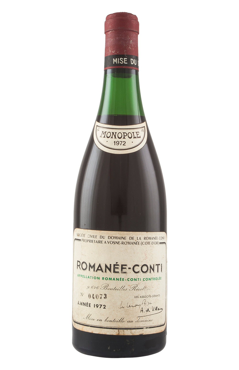 Romanee Conti DRC 1972