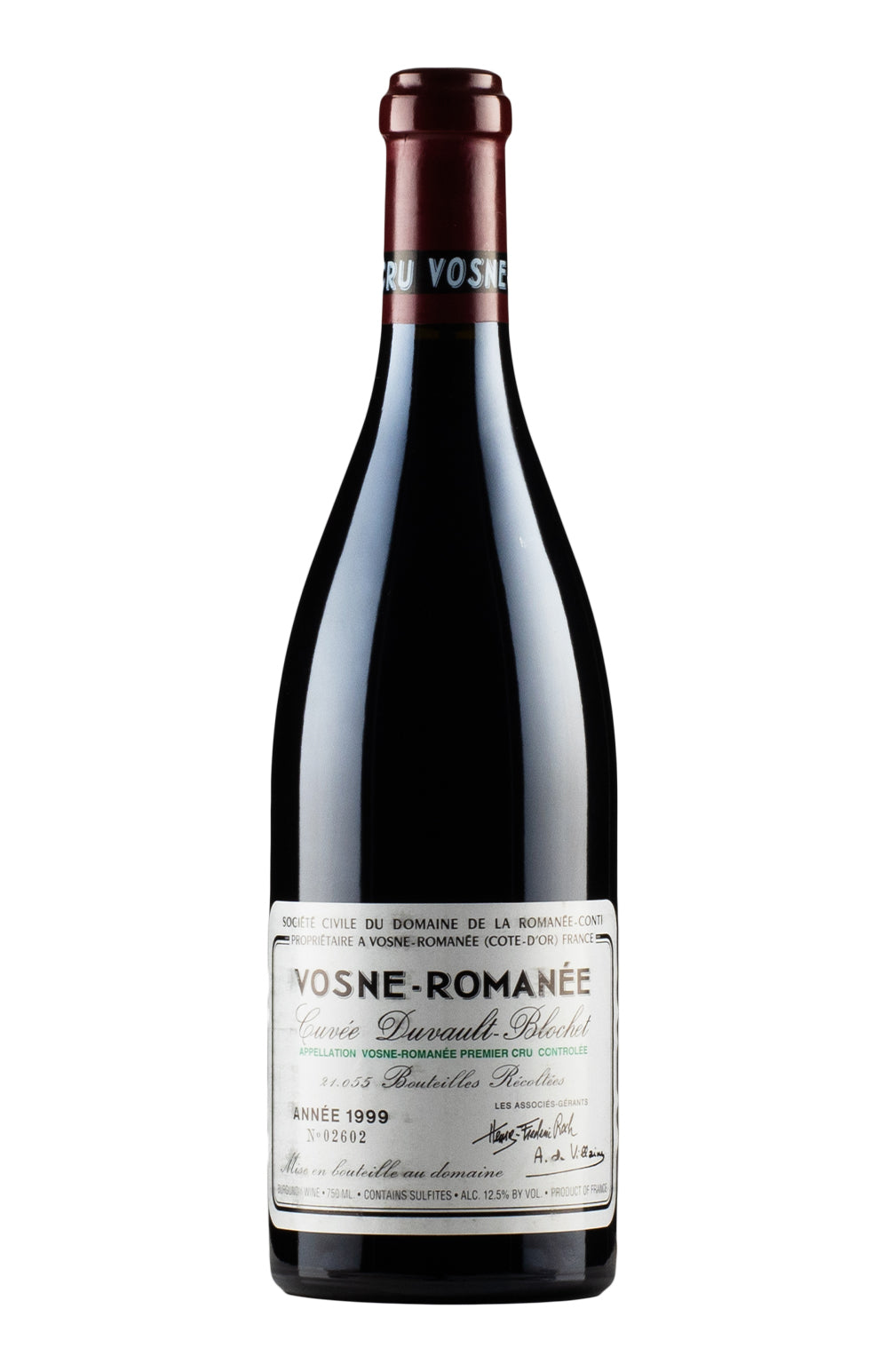 Vosne Romanee Duvault Blochet DRC 1999