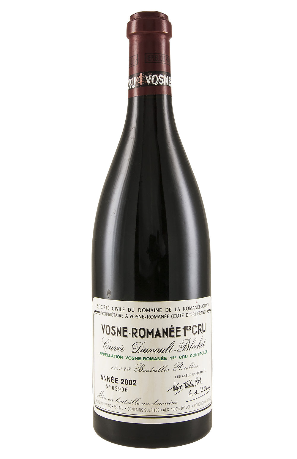 Vosne Romanee Duvault Blochet DRC 2002