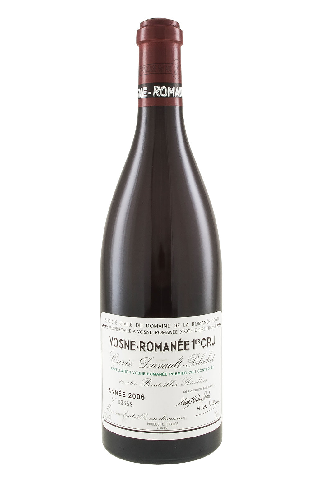 Vosne Romanee Duvault Blochet DRC 2006