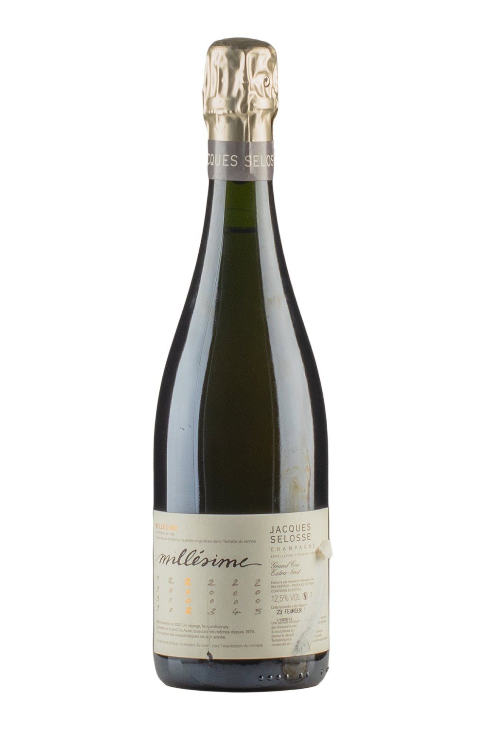 Jacques Selosse Millesime (Damaged Label) 2002