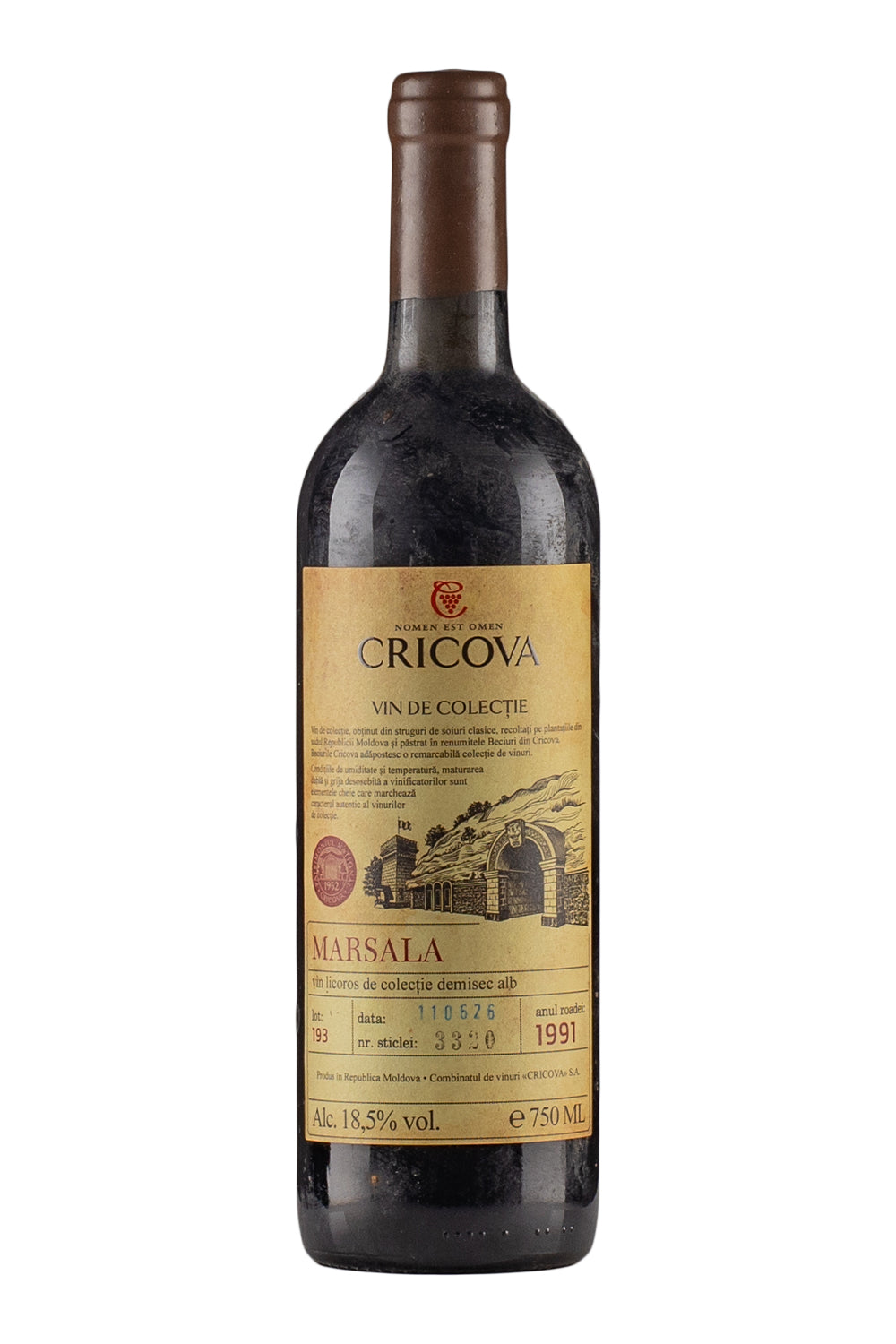 Cricova Marsala Semidry 1991