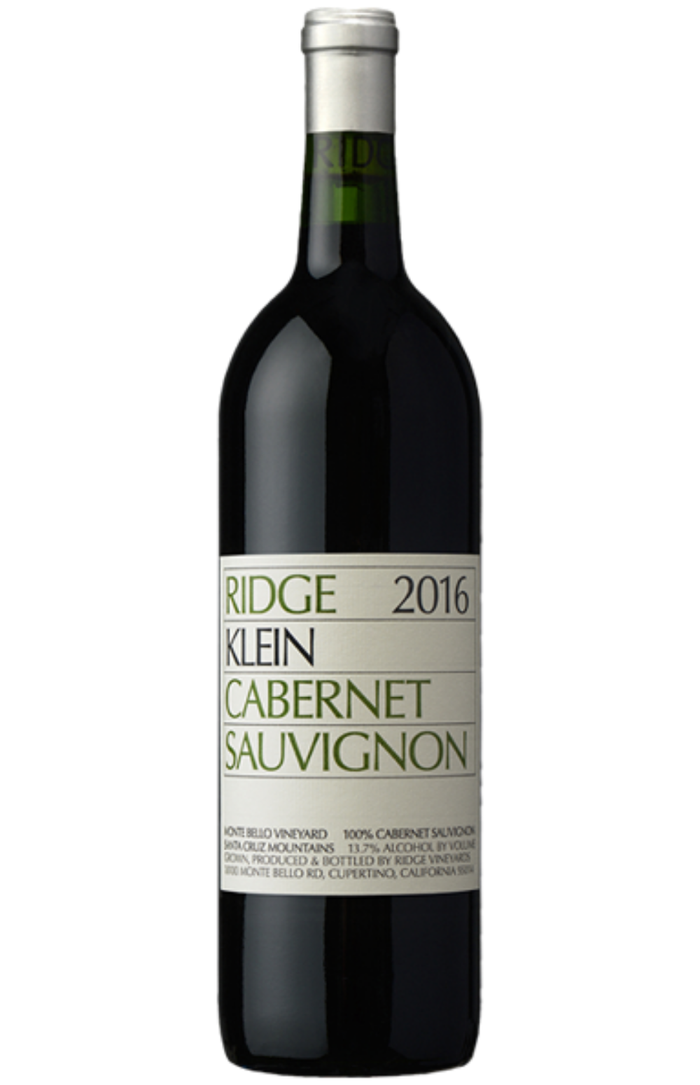 Ridge Kein Cabernet Sauvignon 2016