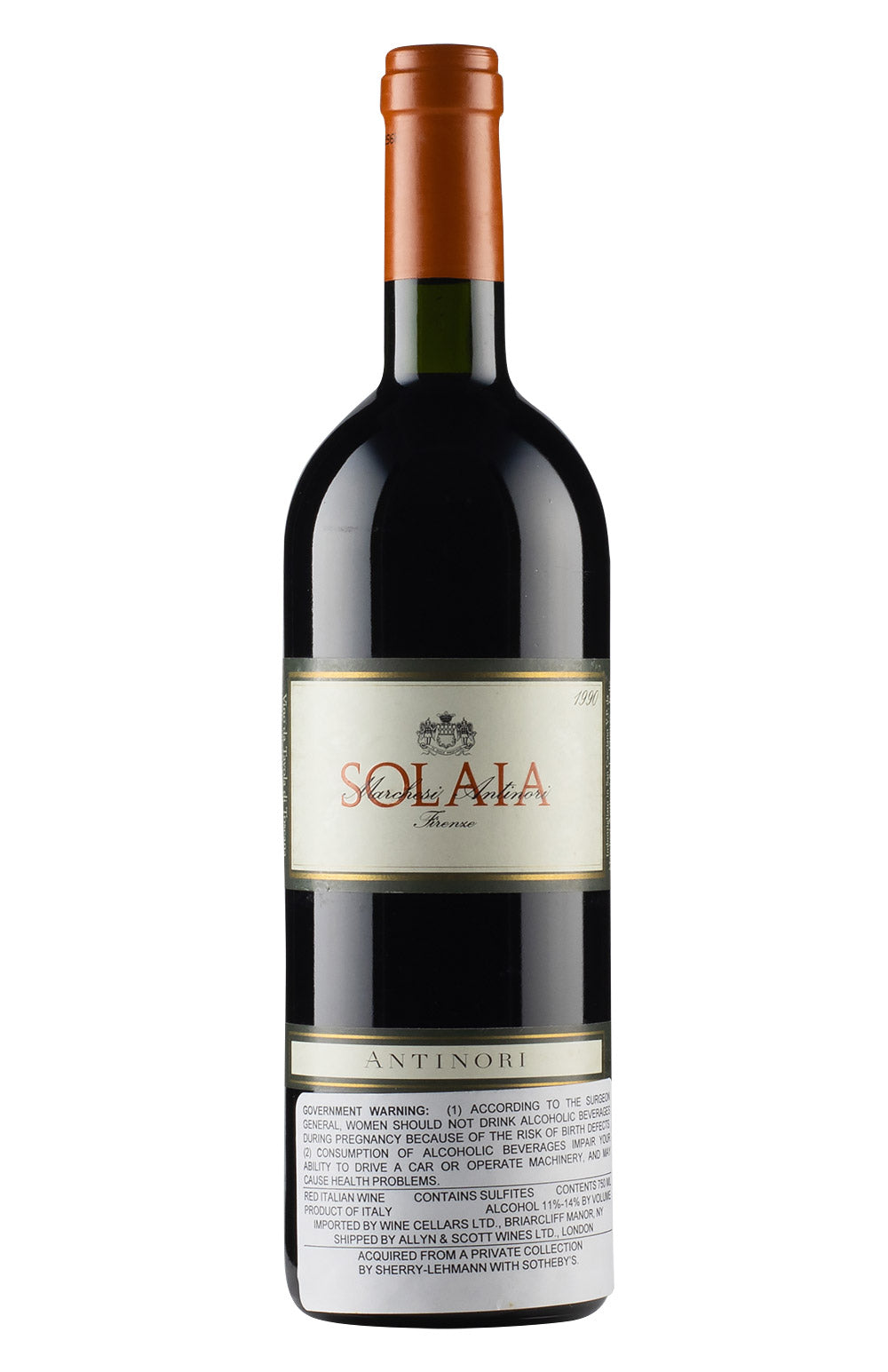 Solaia Marchesi Antinori 1990