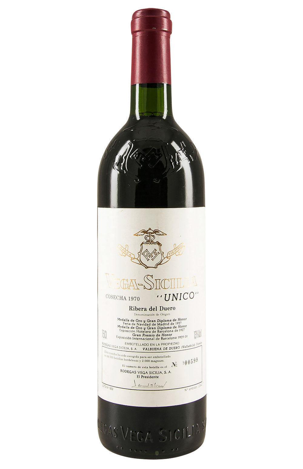 Vega Sicilia Unico 1970