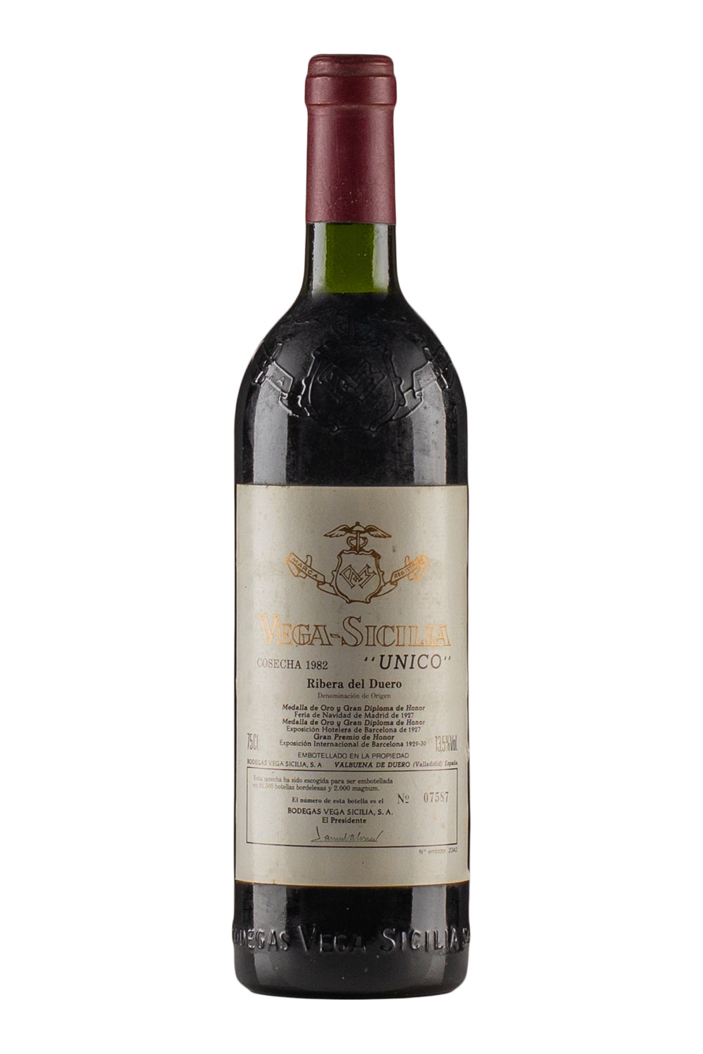 Vega Sicilia Unico 1982