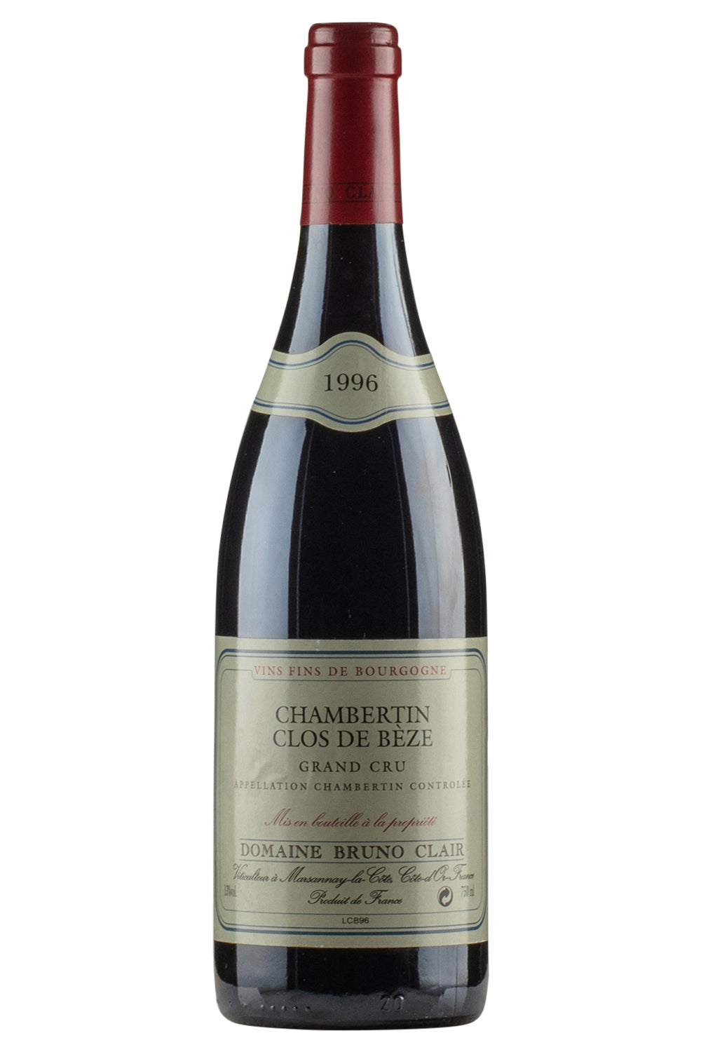 Chambertin Clos de Beze Bruno Clair 1996