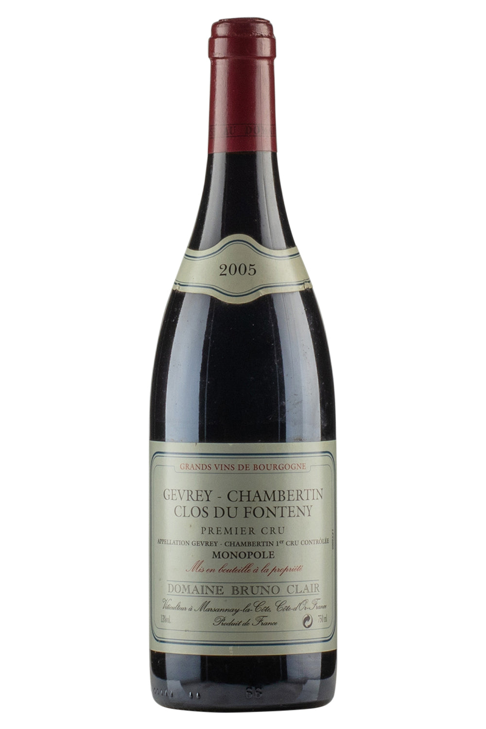 Gevrey Chambertin Clos du Fonteny Bruno Clair 2005