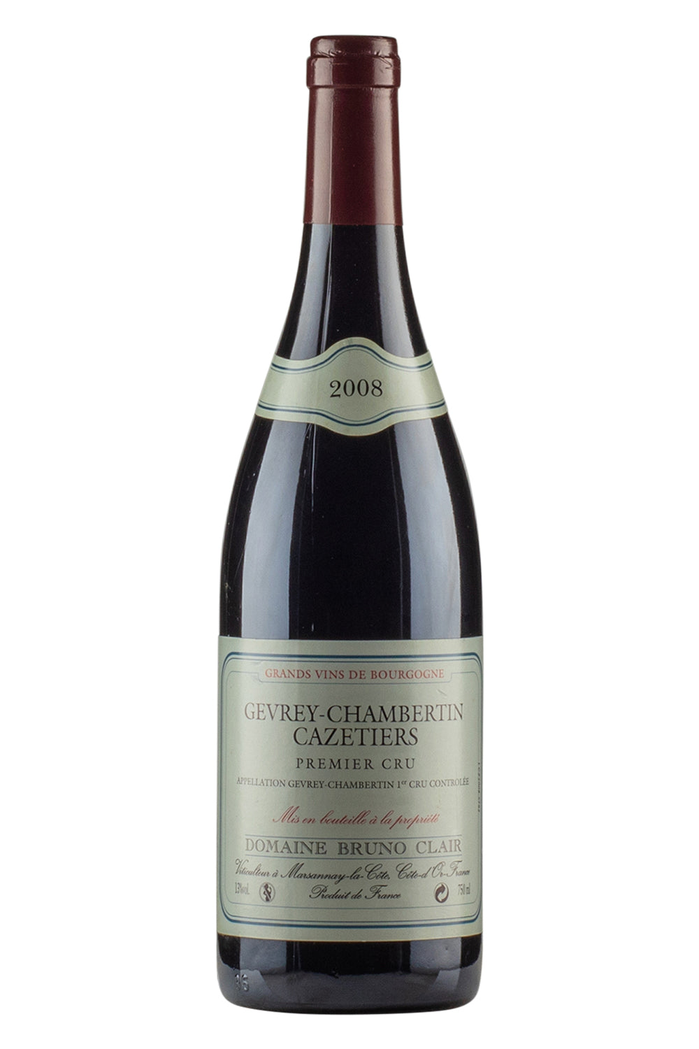 Gevrey Chambertin Les Cazetiers Bruno Clair 2008