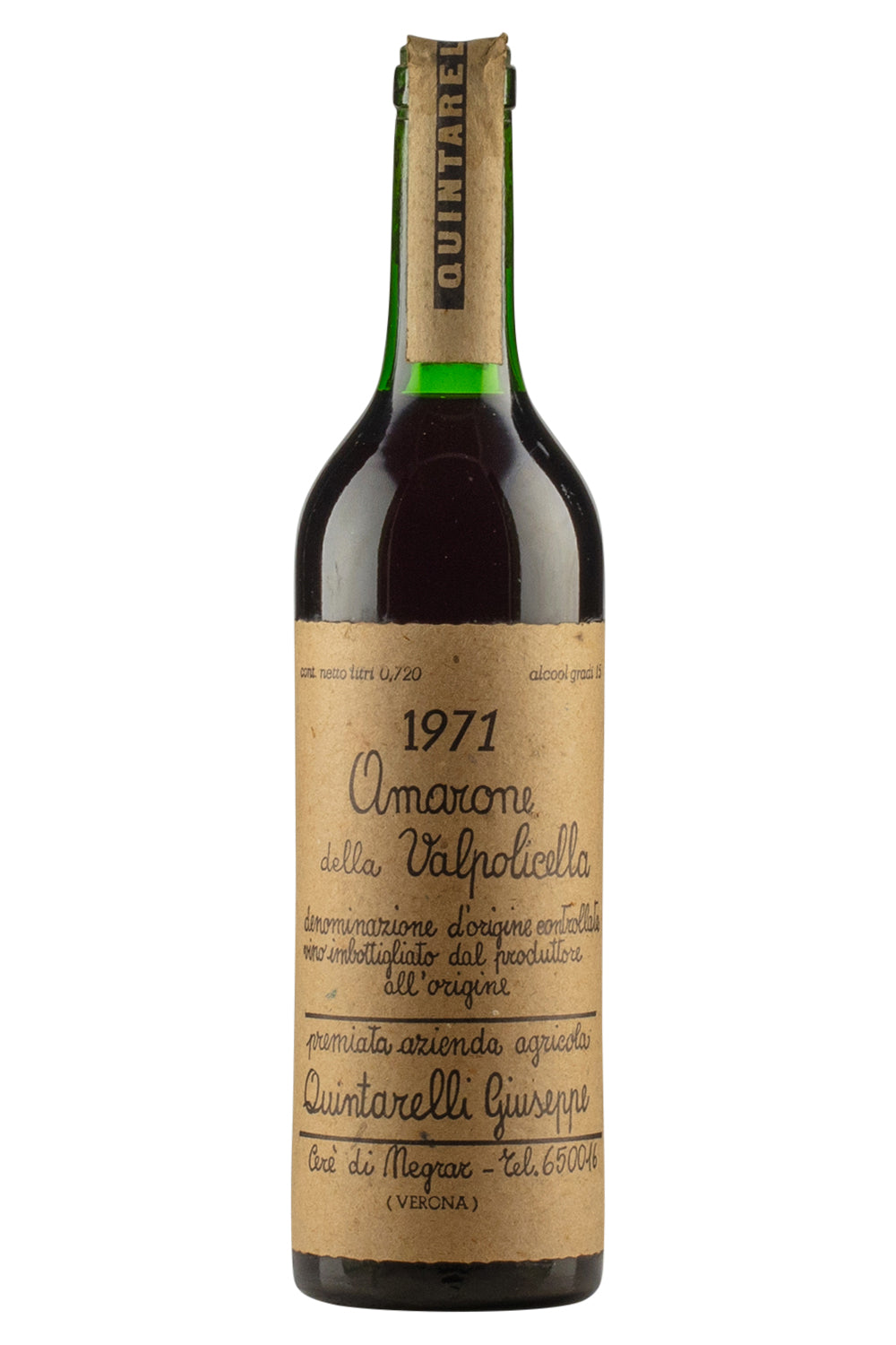 Amarone della Valpolicella Quintarelli 1971