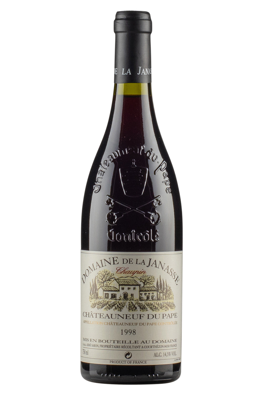 Chateauneuf du Pape Cuvee Chaupin Janasse 1998