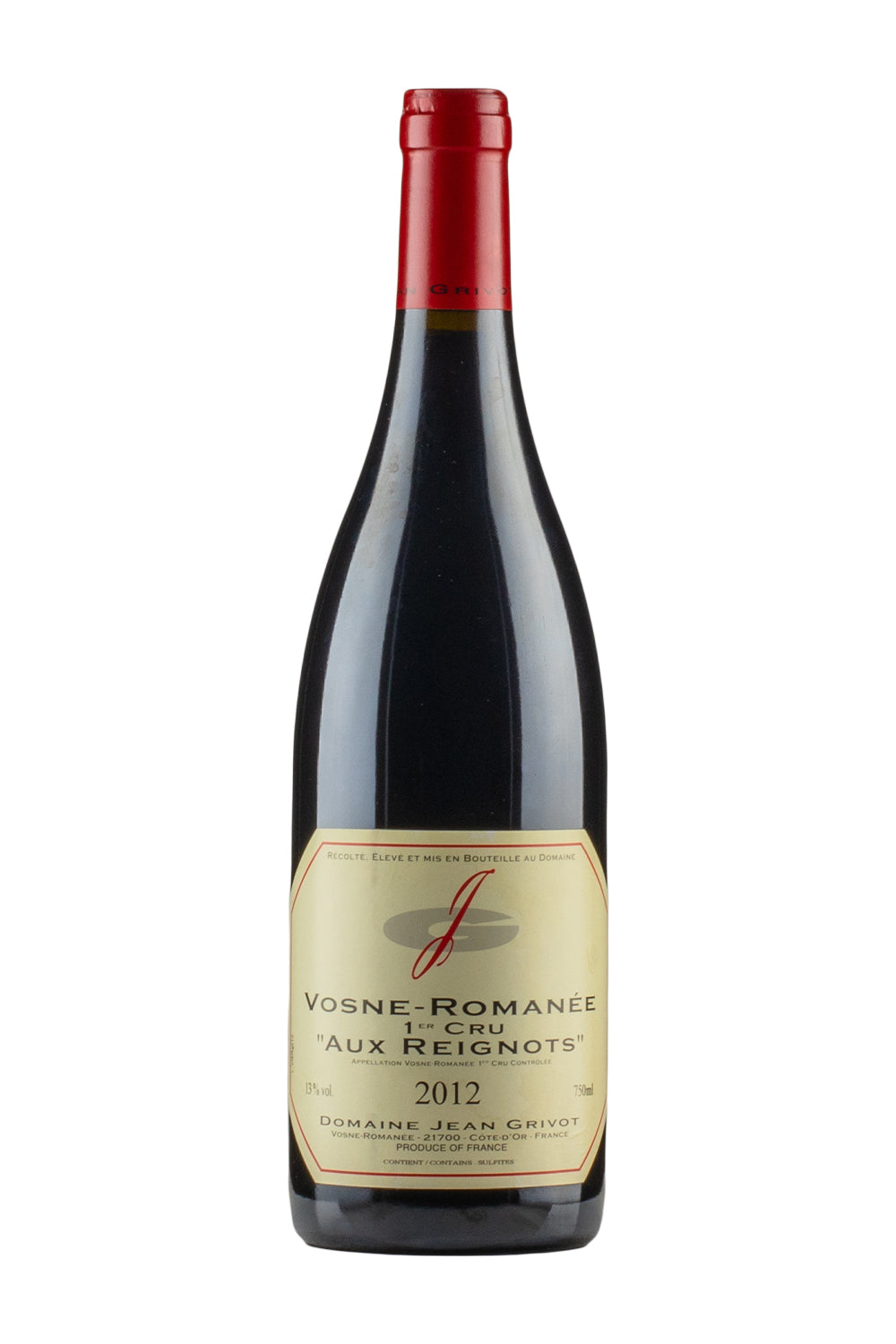 Vosne Romanee Aux Reignots Jean Grivot 2012