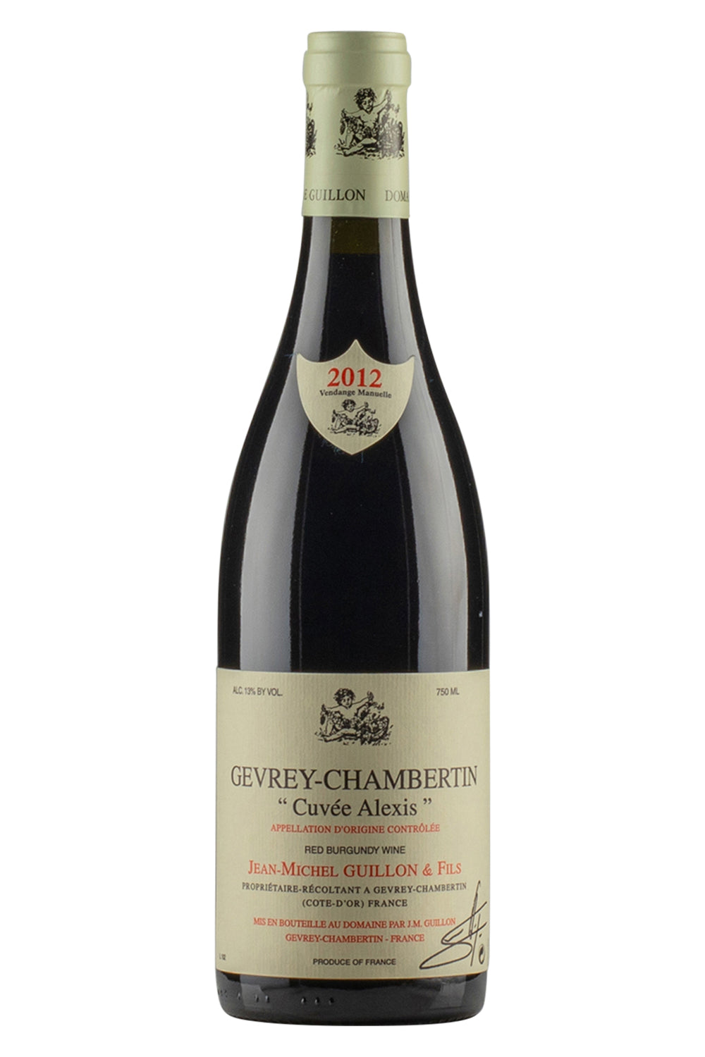 Gevrey Chambertin Cuvee Alexis Jean Michel Guillon 2012
