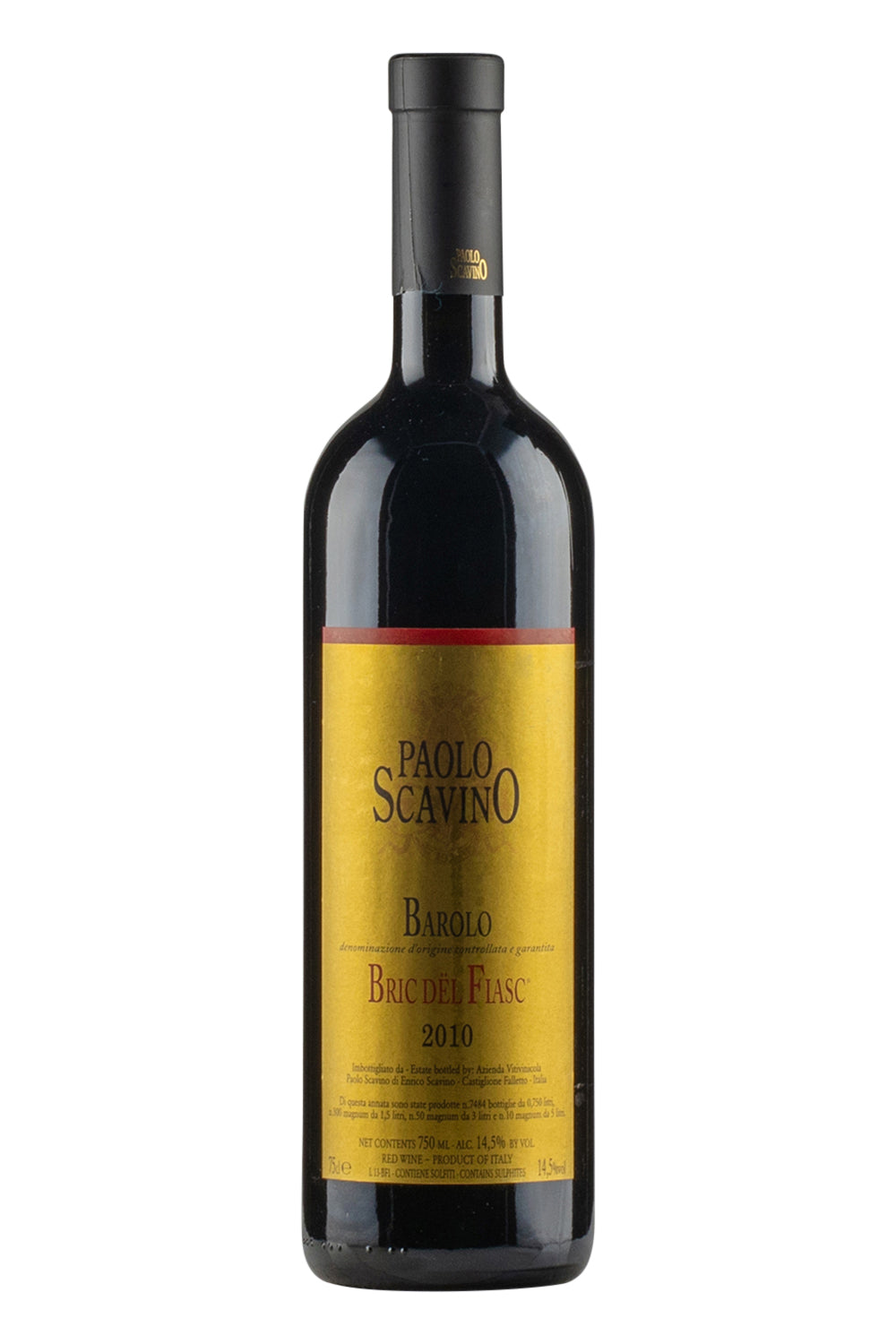 Barolo Bric del Fiasc Paolo Scavino 2010