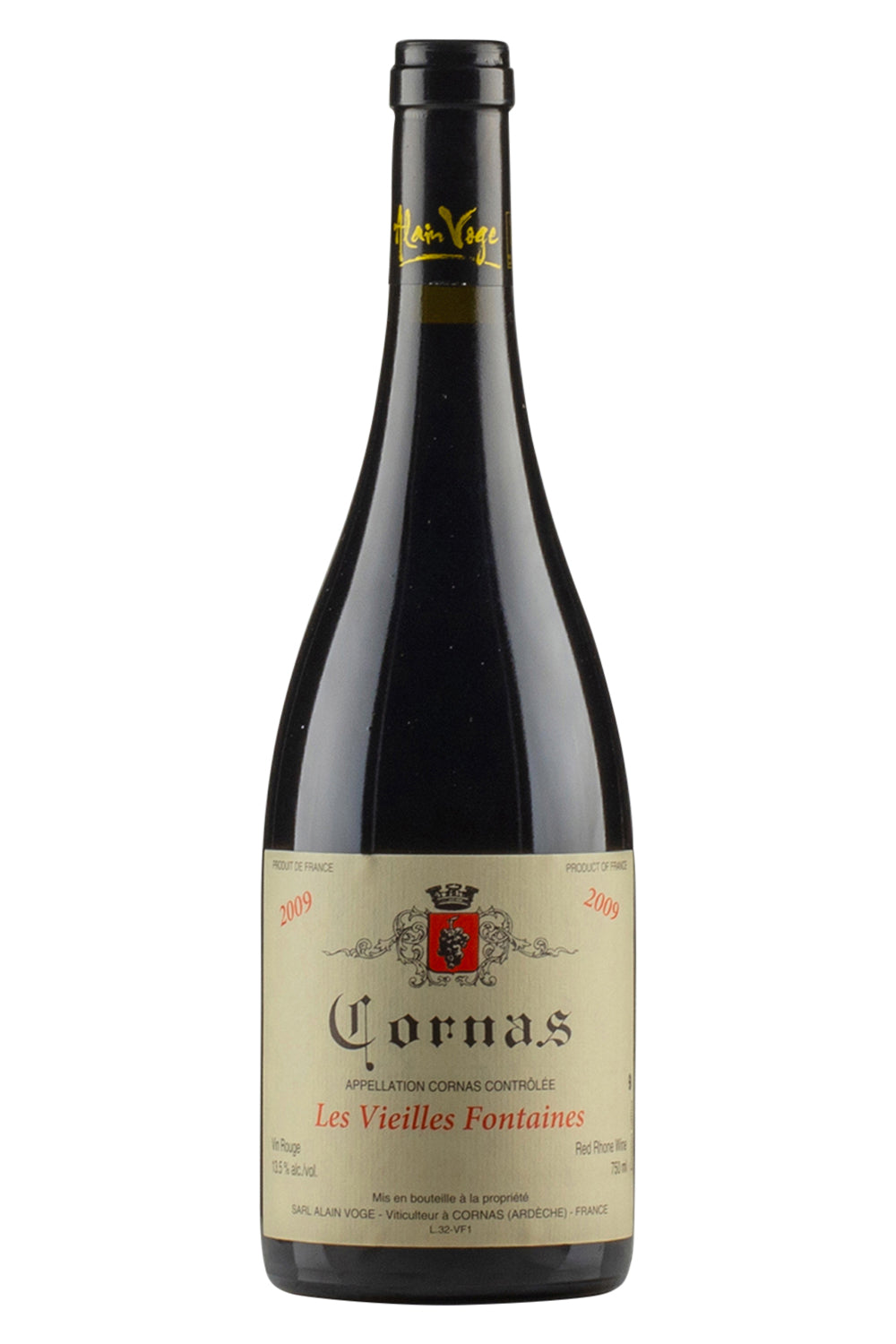 Cornas Les Vieilles Fontaines Alain Voge 2009