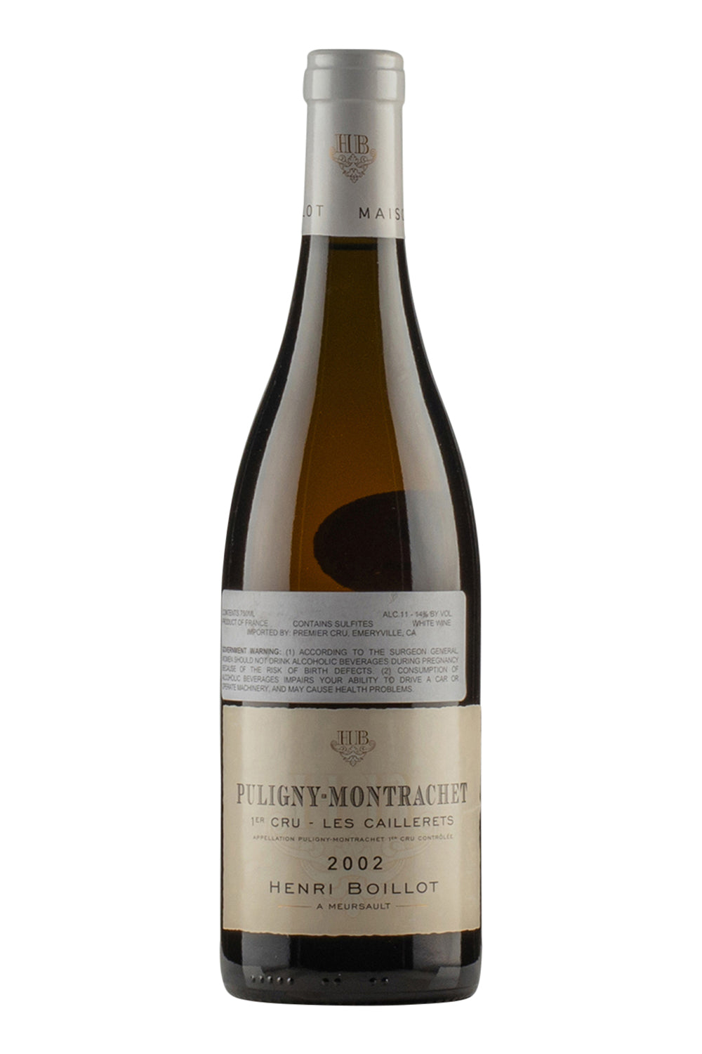 Puligny Montrachet Les Caillerets Henri Boillot 2002
