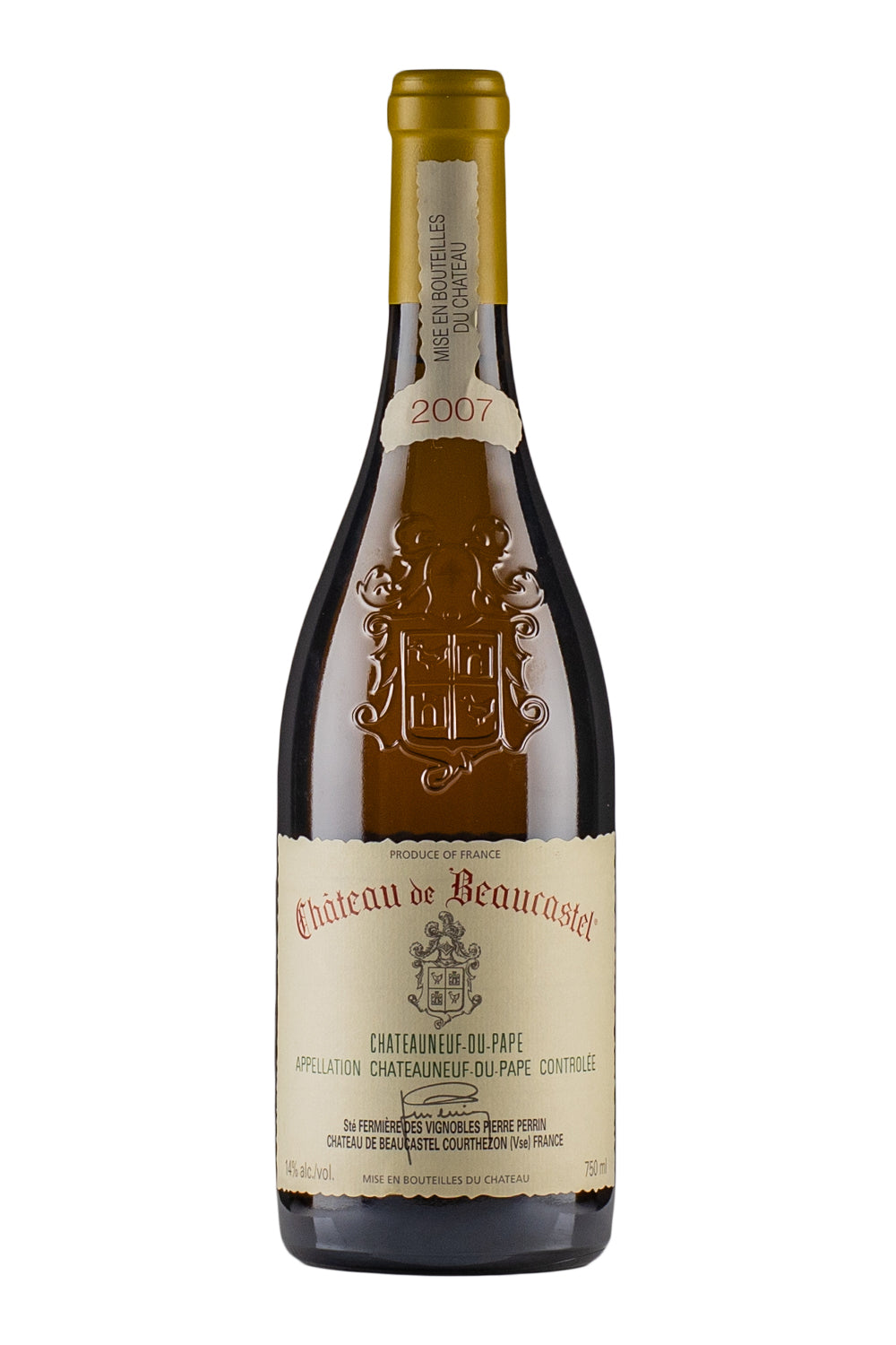 Chateauneuf du Pape Blanc Beaucastel 2007