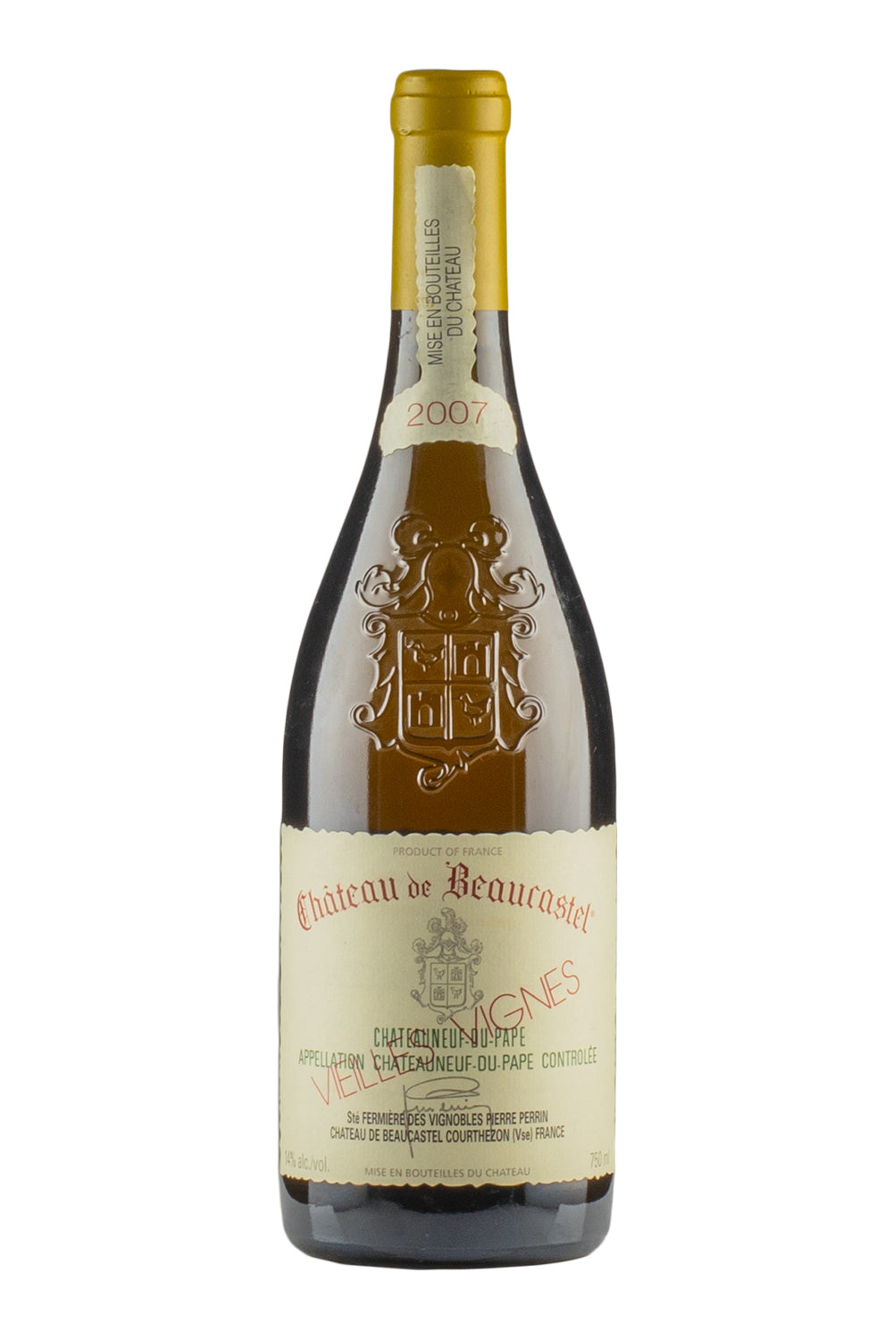 Chateauneuf du Pape Blanc Vieilles Vignes Beaucastel 2007