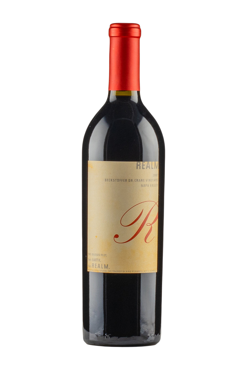 Realm Cellars Beckstoffer Dr Crane Cabernet Sauvignon 2007
