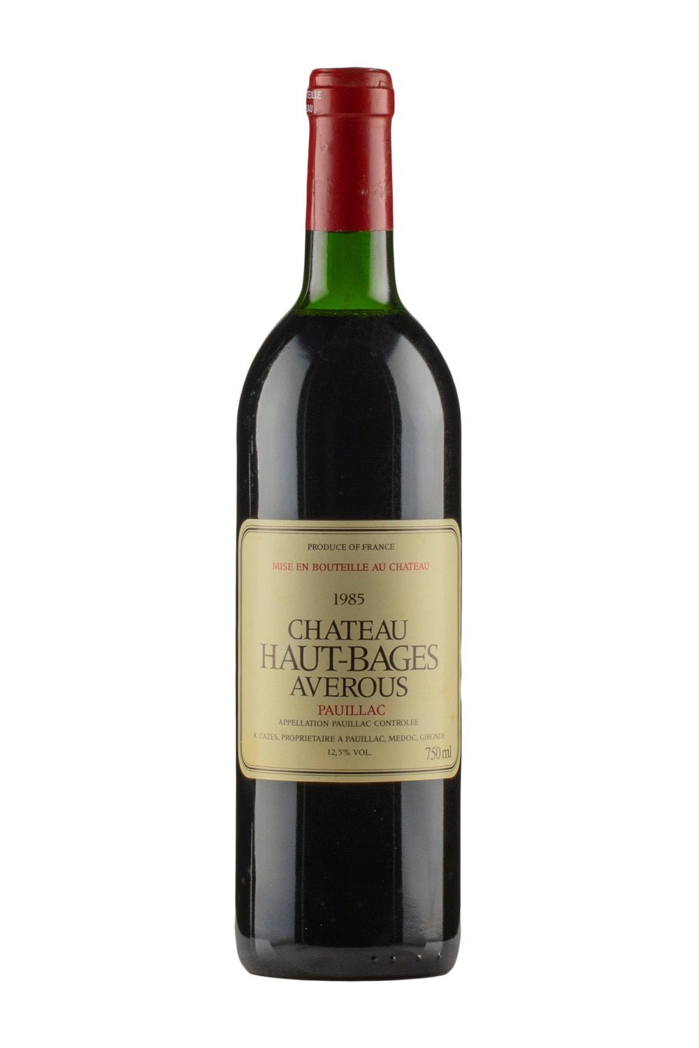 Haut Bages Averous 1985